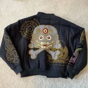 新品　Drop dead　Blasphemy Bomber Jacket Drop Dead Clothing Reaper MMXIII Bomber Jacket Small BMTH